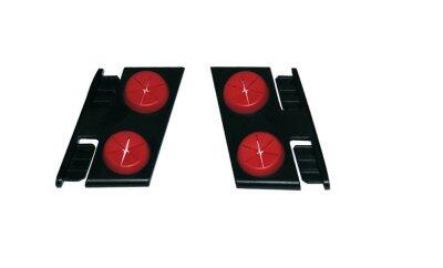 SUPPORTS POUR GAZE PLASTIQUE, 40 ET 55CM, PAIRE