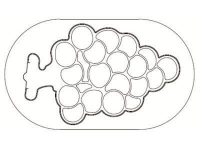 EMPORTE-PIÈCE EXOGLASS GRAPPE DE RAISIN MATFER