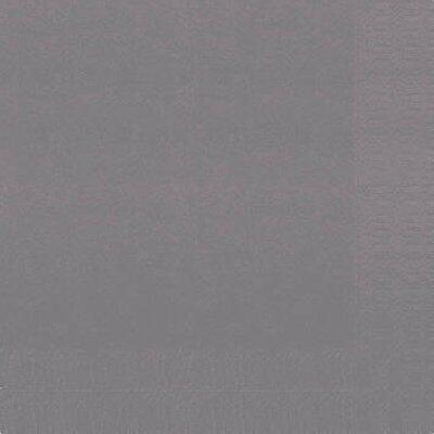 SERVIETTES OUATE 2 PLIS PLIAGE 4 GRANITE 33X33CM, 16X125 U.