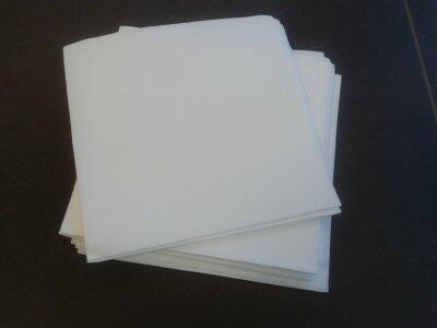 CARRE ESSUYAGE AIRLAID BLANC LISSE 50G 29X38CM C/30X50