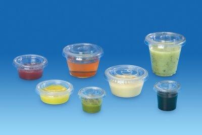 POT ROND EVASE APET SANS COUVERCLE 30CC CRISTAL C/50X100