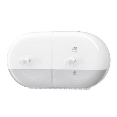 Distributeur Papier Toilette Mini Double Tork SmartOne® T9 Blanc - 2