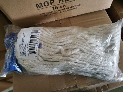 FRANGE POLYESTER ET COTON 220G A VIS + HEXAGONAL BLANC