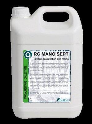 DÉSINFECTANT MAINS RC MANOSEPT, 5L, QUARON