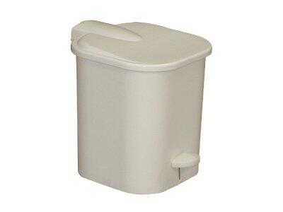 POUBELLE À PÉDALE CARRÉE MATFER 4L - BLANCHE