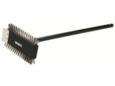 BROSSE MÉTALLIQUE MANCHE LONG MATFER - MATÉRIEL ALIMENTAIRE
