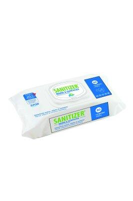 LINGETTES DESINFECTANTES MAINS ET SURFACES SANITIZER SCT X80 - 2