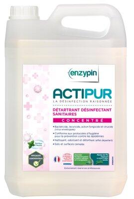 DETARTRANT DESINFECTANT SANITAIRES ACTIPUR CONCENTRE ECOCERT 5L