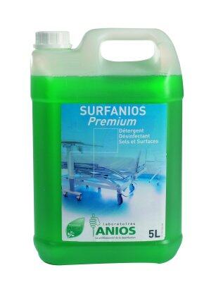 DÉSINFECTANT MULTI-SURFACES ANIOS SURFANIOS PREMIUM 5L + POMPE 2X