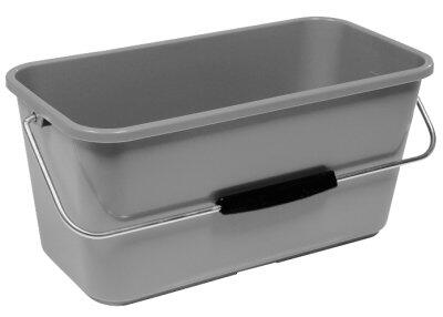 SEAU 13L GRIS POUR CHARIOT KUBI PRO COMPACT - 2