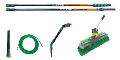 PERCHE TELESCOPIQUE 11.65M NLITE CARBON 24K AVEC ACCESSOIRES