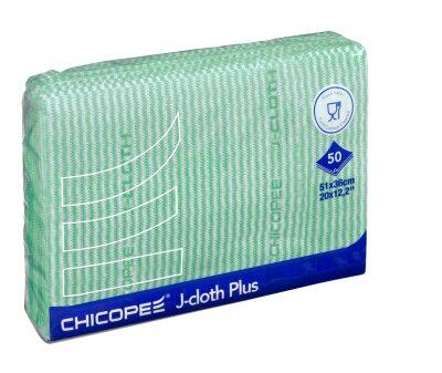 LAVETTE JETABLE J-CLOTH PLUS VERT 51X36CM, SACHET DE 50