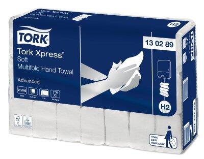 ESSUIE-MAINS INTERFOLIÉS DOUX BLANC TORK XPRESS ADV H2, 2P 180FTS - 21.3X24CM - 2