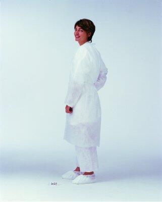 BLOUSE BLANCHE SANS POCHE AVEC LIEN PP 110CM X50