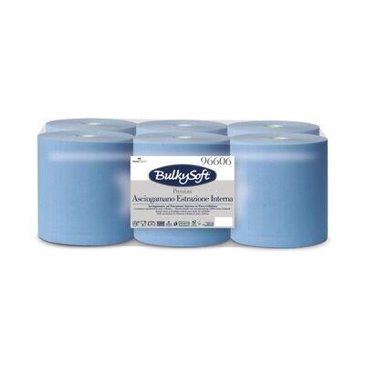 BOBINES D'ESSUYAGE BULKYSOFT PREMIUM 108M BLEU, 24X20CM, 2PLIS, CX6 - 2
