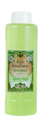FLACON PLASTIQUE CYLINDRIQUE EAU DE COLOGNE ALCOOL 1L
