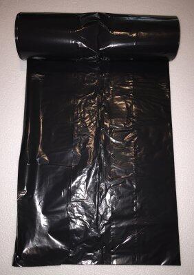 HOUSSE CONTAINER 360L BD 25µ 1500X1550MM SS LIEN NOIR CX100