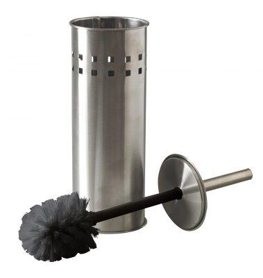 BROSSE WC TECHLINE AVEC SUPPORT INOX BROSSE