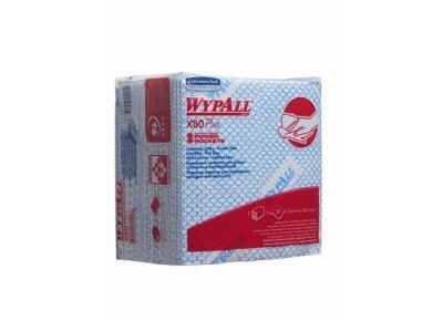 CHIFFONS DE NETTOYAGE INTENSIF WYPALL X80 PLUS BLEUS 35X34CM, SACHET DE 30 - 2