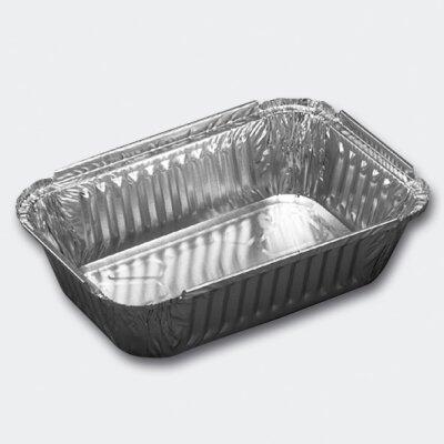 BARQUETTE 850ML 18.6X12X4.CM BORD RABATTABLE ALU SCT/100 - 2