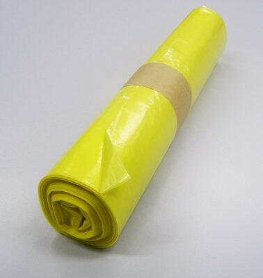 SAC 130L BDR 39µ 820x1150MM SANS LIEN JAUNE TRANSL C/10X20