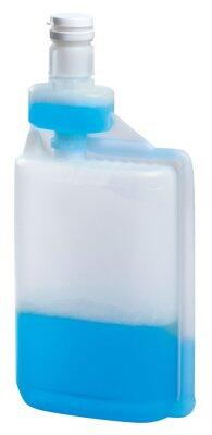 FLACON DOSEUR TRANSPARENT SANS BOUCHON VIDE 1L