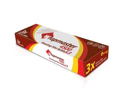 RECHARGES FILM CUISSON PAPILLOTES WRAPMASTER 4500, 50X0.45M, LOT DE 3