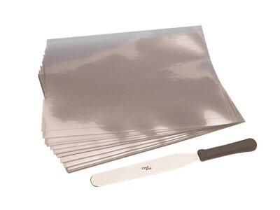 FEUILLE PVC MATFER 600X400MM ÉP.150µ POUR BOULANGERIE - LOT DE 100