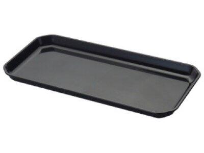 PLATEAU ABS NOIR MATFER 20X40X2.5 CM POUR TRAITEUR ET RÉCEPTION