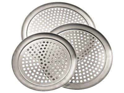 PLATEAU À PIZZA PERFORÉ EN ALUMINIUM MATFER D28CM