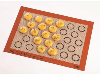TAPIS DE CUISSON SILPAT POUR 28 MACARONS D 30 MM - MATFER