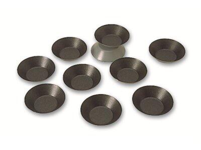 TARTELETTE RONDE UNI MATFER, BLISTER DE 25 - 80MM