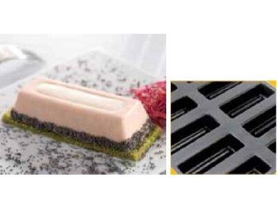 MOULE À CAKE RAINURÉ FLEXIPAN MATFER 60X40 POUR PÂTISSERIE