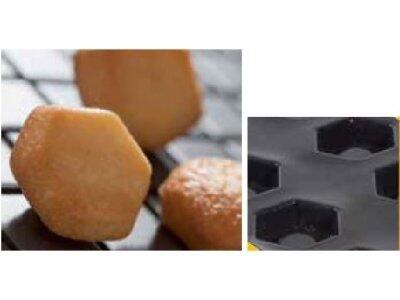 MATFER FLEXIPAN HEXAGONES 60X40 CM - MOULE 45 EMPREINTES