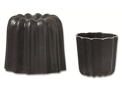 MOULE CANNELÉ EN ALUMINIUM MATFER, LOT DE 6