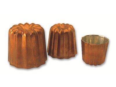 MOULE À CANNELÉ EN CUIVRE MATFER 35MM - ROBOTS DE CUISINE