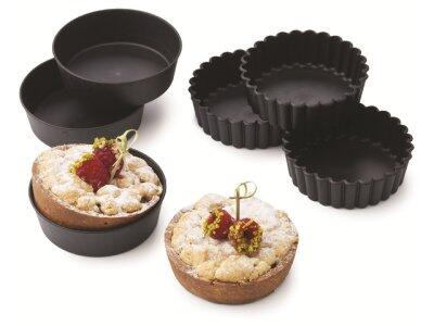 MOULE CANNÉLE EXOGLASS MATFER DIA10CM LOT DE 12