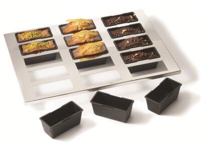 PLAQUE EXOGLASS MATFER POUR 15 CAKES 90X40MM - ROBOTS & PRÉPARATION