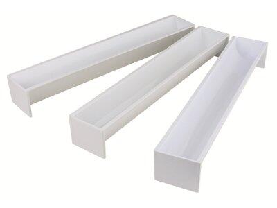 GOUTTIÈRE À BÛCHE DEMI-CERCLE MATFER PLASTIQUE 40CM