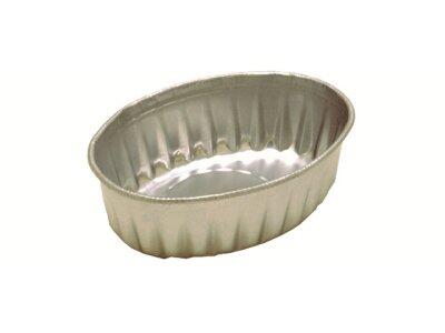 RAMEQUIN OVALE MATFER ALUMINIUM 116MM - PAQUET DE 100