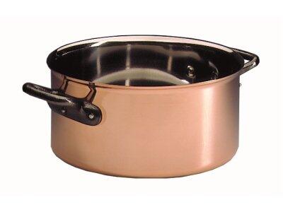 FAITOUT ALLIANCE MATFER CUIVRE/INOX 24CM - TOUS FEUX SAUF INDUCTION