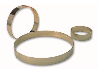 CERCLE À ENTREMETS INOX MATFER 140MM POUR PÂTISSERIE