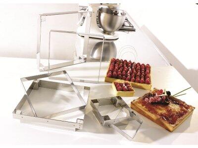 DÉCOUPOIR INOX CARRÉ MATFER POUR TARTE 90MM