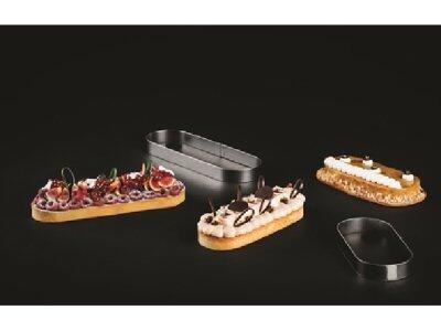 MOULE À TARTE OBLONG EN INOX MATFER 280X25MM