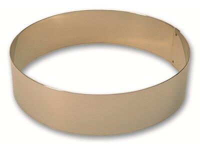 CERCLE À VACHERIN MATFER INOX - 160MM POUR PÂTISSERIE