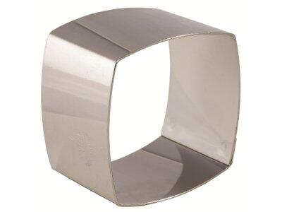MOULES CARRÉS BOMBÉS MATFER ACIER INOXYDABLE 60X60MM X4