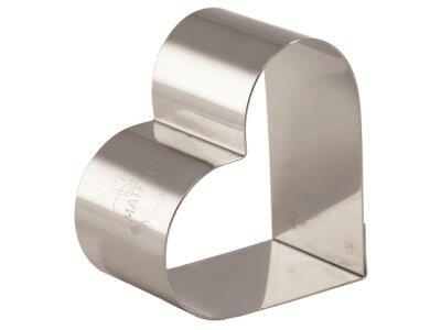 MOULES MATFER NONNETTE COEUR ACIER INOX 80X70X45MM, LOT DE 4
