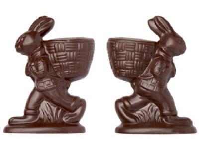 MOULE CHOCOLAT LAPIN AVEC PANIER SANS BPA - MATFER