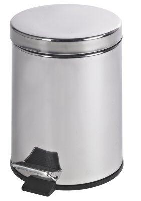 POUBELLE 3L TECHLINE A PEDALE INOX - 2