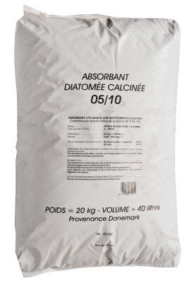 Absorbant Minéral Naturel Terre de Diatomée - Sac 20KG